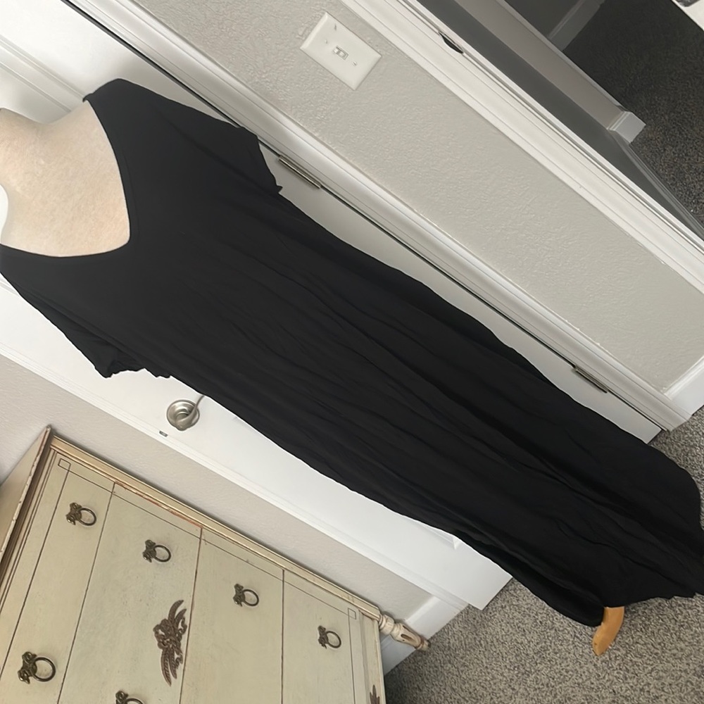 Tee shirt maxi dress
